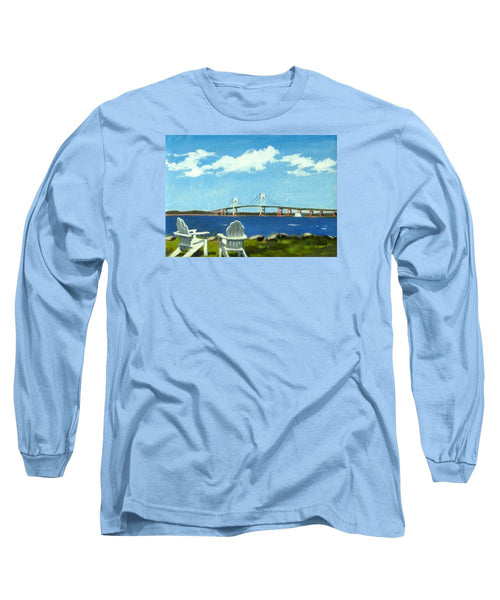 Newport Bridge Newport Rhode Island - Long Sleeve T-Shirt
