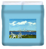 Newport Bridge Newport Rhode Island - Duvet Cover