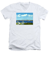 Newport Bridge Newport Rhode Island - Men's V-Neck T-Shirt