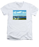 Newport Bridge Newport Rhode Island - Men's V-Neck T-Shirt