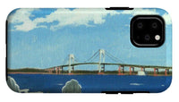 Newport Bridge Newport Rhode Island - Phone Case