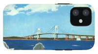 Newport Bridge Newport Rhode Island - Phone Case