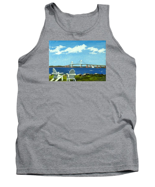 Newport Bridge Newport Rhode Island - Tank Top