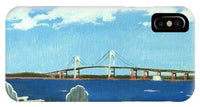 Newport Bridge Newport Rhode Island - Phone Case
