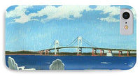 Newport Bridge Newport Rhode Island - Phone Case