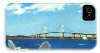 Newport Bridge Newport Rhode Island - Phone Case