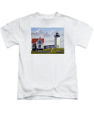 Nubble Lighthouse Maine - Kids T-Shirt