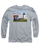 Nubble Lighthouse Maine - Long Sleeve T-Shirt
