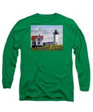 Nubble Lighthouse Maine - Long Sleeve T-Shirt