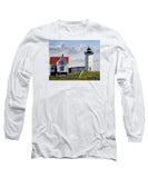Nubble Lighthouse Maine - Long Sleeve T-Shirt