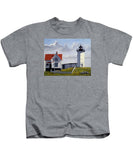 Nubble Lighthouse Maine - Kids T-Shirt