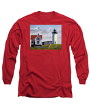 Nubble Lighthouse Maine - Long Sleeve T-Shirt