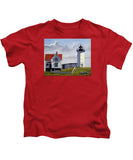 Nubble Lighthouse Maine - Kids T-Shirt
