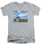 Ocean Park Gazebo Oaks Bluffs Martha's Vineyard Massachusetts - Men's V-Neck T-Shirt