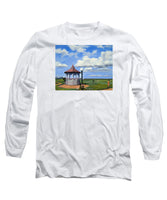 Ocean Park Gazebo Oaks Bluffs Martha's Vineyard Massachusetts - Long Sleeve T-Shirt