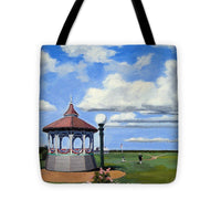 Ocean Park Gazebo Oaks Bluffs Martha's Vineyard Massachusetts - Tote Bag