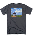 Ocean Park Gazebo Oaks Bluffs Martha's Vineyard Massachusetts - Men's T-Shirt  (Regular Fit)