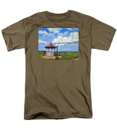Ocean Park Gazebo Oaks Bluffs Martha's Vineyard Massachusetts - Men's T-Shirt  (Regular Fit)