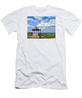 Ocean Park Gazebo Oaks Bluffs Martha's Vineyard Massachusetts - T-Shirt
