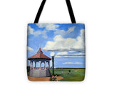 Ocean Park Gazebo Oaks Bluffs Martha's Vineyard Massachusetts - Tote Bag