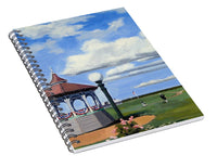 Ocean Park Gazebo Oaks Bluffs Martha's Vineyard Massachusetts - Spiral Notebook