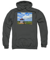 Ocean Park Gazebo Oaks Bluffs Martha's Vineyard Massachusetts - Sweatshirt