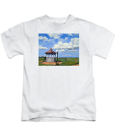 Ocean Park Gazebo Oaks Bluffs Martha's Vineyard Massachusetts - Kids T-Shirt