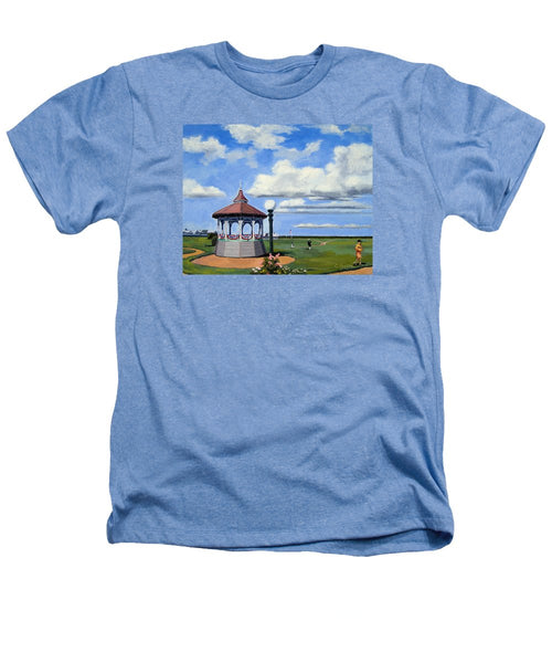Ocean Park Gazebo Oaks Bluffs Martha's Vineyard Massachusetts - Heathers T-Shirt