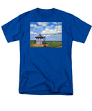 Ocean Park Gazebo Oaks Bluffs Martha's Vineyard Massachusetts - Men's T-Shirt  (Regular Fit)