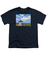Ocean Park Gazebo Oaks Bluffs Martha's Vineyard Massachusetts - Youth T-Shirt