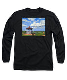 Ocean Park Gazebo Oaks Bluffs Martha's Vineyard Massachusetts - Long Sleeve T-Shirt