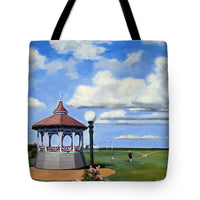 Ocean Park Gazebo Oaks Bluffs Martha's Vineyard Massachusetts - Tote Bag