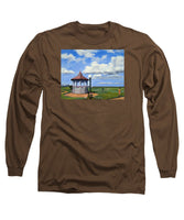 Ocean Park Gazebo Oaks Bluffs Martha's Vineyard Massachusetts - Long Sleeve T-Shirt