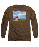 Ocean Park Gazebo Oaks Bluffs Martha's Vineyard Massachusetts - Long Sleeve T-Shirt