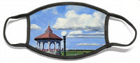 Ocean Park Gazebo Oaks Bluffs Martha's Vineyard Massachusetts - Face Mask