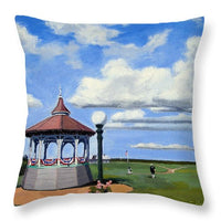 Ocean Park Gazebo Oaks Bluffs Martha's Vineyard Massachusetts - Throw Pillow