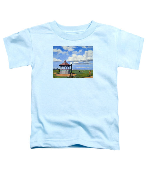 Ocean Park Gazebo Oaks Bluffs Martha's Vineyard Massachusetts - Toddler T-Shirt