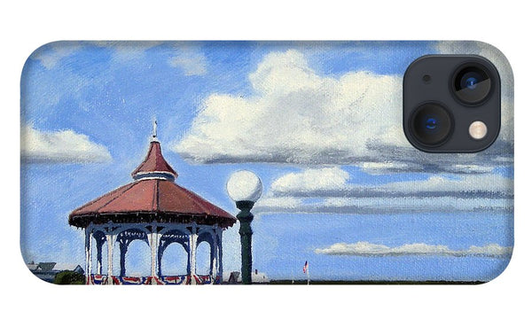 Ocean Park Gazebo Oaks Bluffs Martha's Vineyard Massachusetts - Phone Case