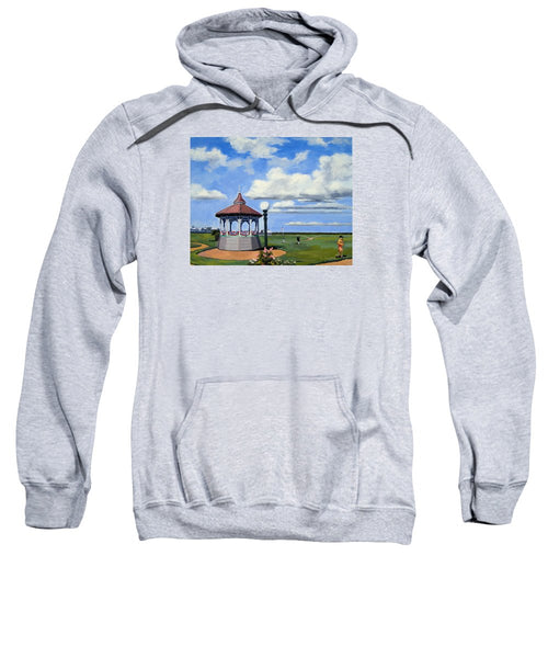 Ocean Park Gazebo Oaks Bluffs Martha's Vineyard Massachusetts - Sweatshirt