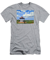 Ocean Park Gazebo Oaks Bluffs Martha's Vineyard Massachusetts - T-Shirt