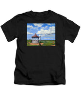 Ocean Park Gazebo Oaks Bluffs Martha's Vineyard Massachusetts - Kids T-Shirt