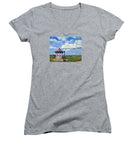 Ocean Park Gazebo Oaks Bluffs Martha's Vineyard Massachusetts - Women's V-Neck