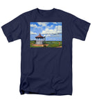 Ocean Park Gazebo Oaks Bluffs Martha's Vineyard Massachusetts - Men's T-Shirt  (Regular Fit)