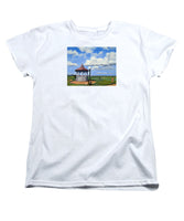Ocean Park Gazebo Oaks Bluffs Martha's Vineyard Massachusetts - Women's T-Shirt (Standard Fit)