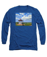 Ocean Park Gazebo Oaks Bluffs Martha's Vineyard Massachusetts - Long Sleeve T-Shirt