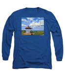 Ocean Park Gazebo Oaks Bluffs Martha's Vineyard Massachusetts - Long Sleeve T-Shirt