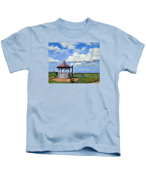 Ocean Park Gazebo Oaks Bluffs Martha's Vineyard Massachusetts - Kids T-Shirt