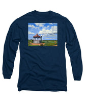 Ocean Park Gazebo Oaks Bluffs Martha's Vineyard Massachusetts - Long Sleeve T-Shirt