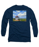 Ocean Park Gazebo Oaks Bluffs Martha's Vineyard Massachusetts - Long Sleeve T-Shirt