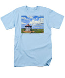 Ocean Park Gazebo Oaks Bluffs Martha's Vineyard Massachusetts - Men's T-Shirt  (Regular Fit)